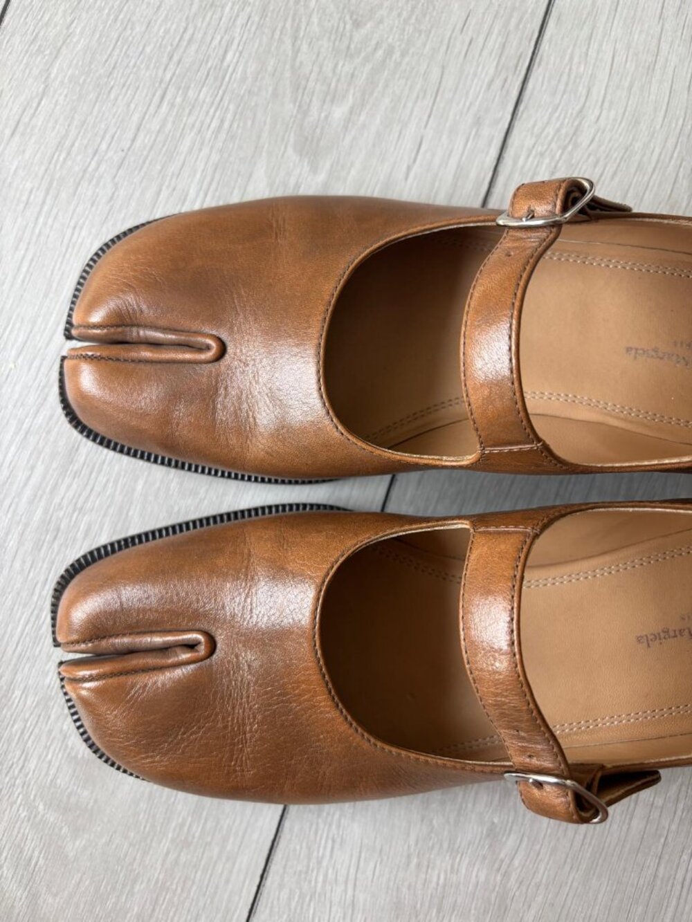 Rare Maison Margiela Tabi Mary Jane Flats - Picture 3 of 10